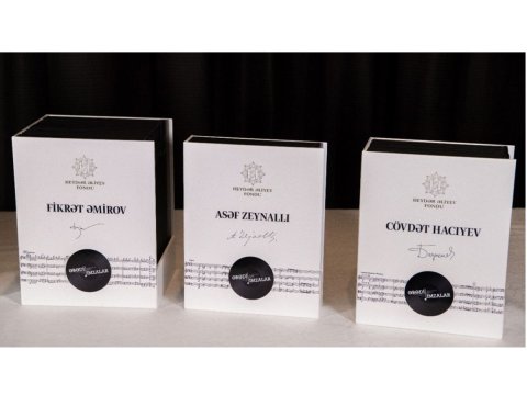Heydər Əliyev Fondu məşhur bəstəkarların notlar toplusunu Şuşada təqdim etdi