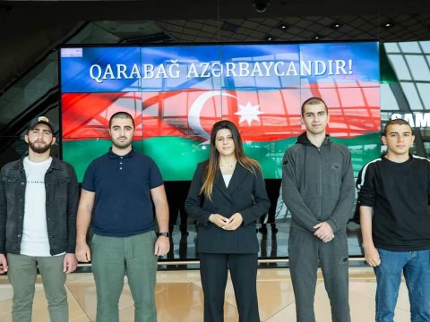 Türkiyəyə göndərilən daha 5 qazimiz Vətənə dönüb