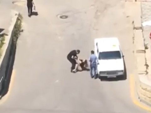 Maşından qaçan qadının döyülməsi ilə bağlı rəsmi açıqlama