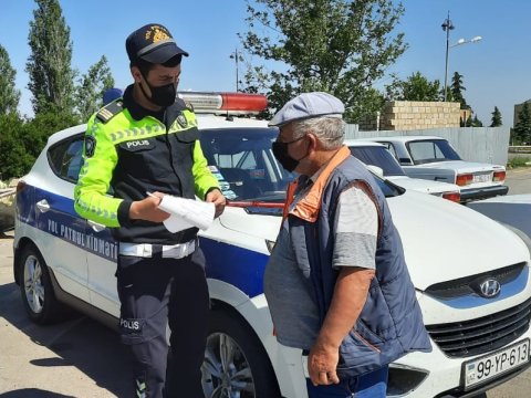 Samuxda sürücülər buna görə cərimələndi - FOTO