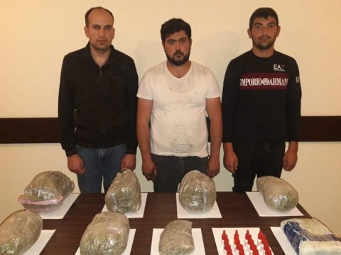 İrandan Azərbaycana narkotik keçirmək istəyən 5 nəfər saxlanıldı