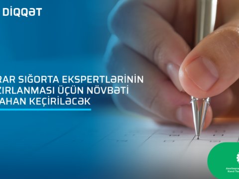 Aqrar sığorta eksperti olmaq istəyənlər üçün imtahan elan edildi