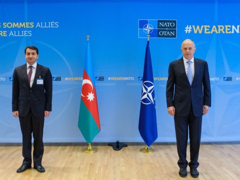 Prezidentin köməkçisi NATO Baş katibinin müavini ilə görüşdü - FOTOLAR