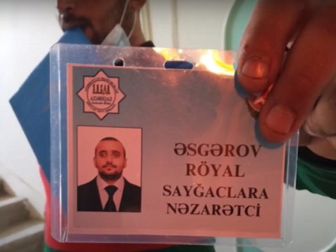 Dələduz iş başında yaxalandı - VİDEO