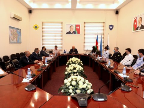 Gömrük Akademiyasında təlimlər 