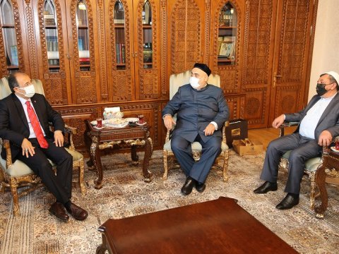 Şeyx Türkiyə səfiri ilə görüşüb - FOTO