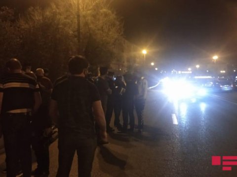 Bakıda piyadanı maşın vurub öldürdü - FOTO