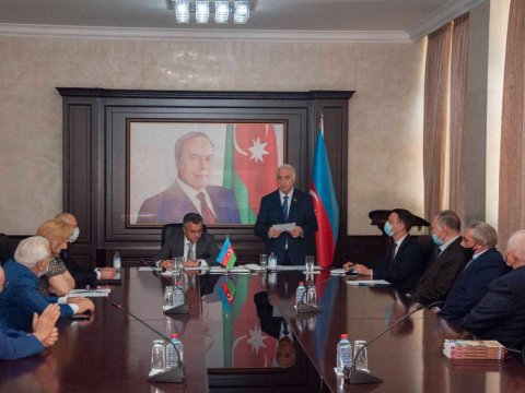 Nərimanovda Ağsaqqallar Şurasının hesabat yığıncağı keçirilib - FOTOLAR