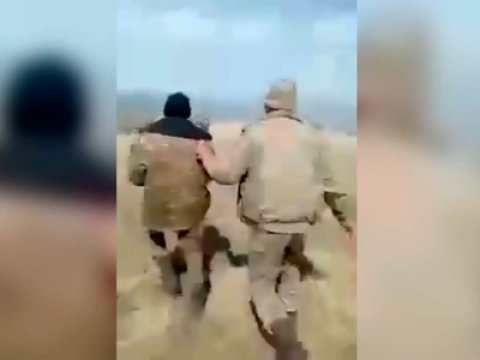 Azərbaycan sərhədçiləri təxribat törətmək istəyən erməni hərbçiləri belə qovurlar - VİDEO