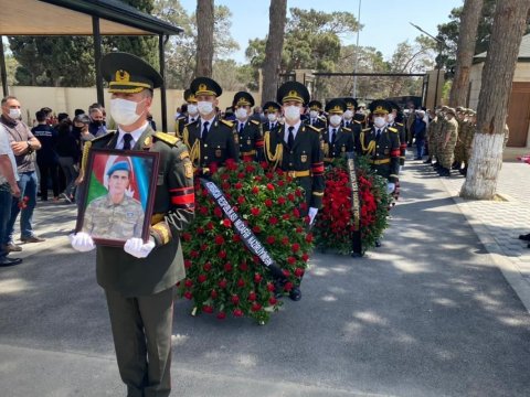 Şəhid Təbriz İbrahimov II Fəxri xiyabanda dəfn olunur