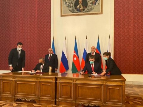 Azərbaycan ilə Rusiya arasında bir sıra sənədlər İMZALANDI