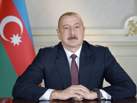 İlham Əliyev Beynəlxalq Mərkəzin tədbirində - CANLI