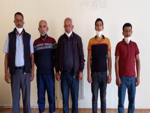 Cəbrayılda polisə tabe olmayan sərxoş şəxslər SAXLANILDI - FOTO