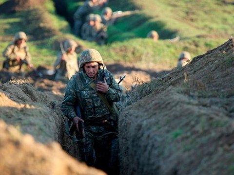 Ermənistan Tovuzla sərhəddə təlimlər keçirdi