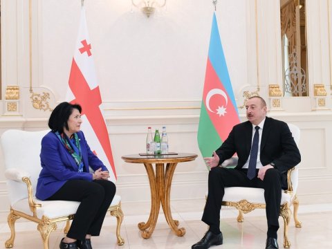 İlham Əliyev gürcüstanlı həmkarına məktub YAZDI