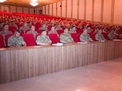 Naxçıvan Qarnizonunda növbəti komandir hazırlığı məşğələsi - FOTO