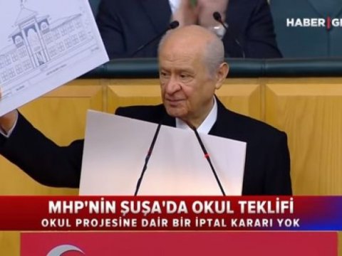 MHP-nin Şuşada tikdirəcəyi məktəbin inşasına az qaldı: “Haber Global” 