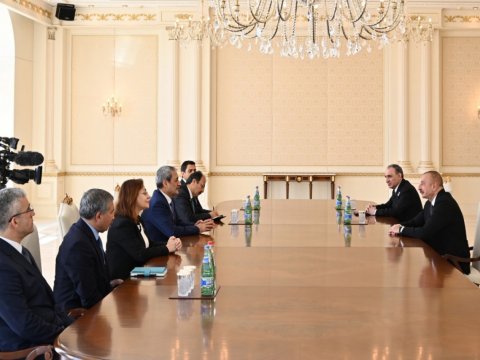 Prezident İlham Əliyev Türkiyə Ali Məhkəməsinin Baş prokurorunu qəbul etdi