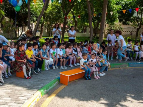 Nərimanovda şəhid övladları ilə görüş keçirilib - FOTOLAR
