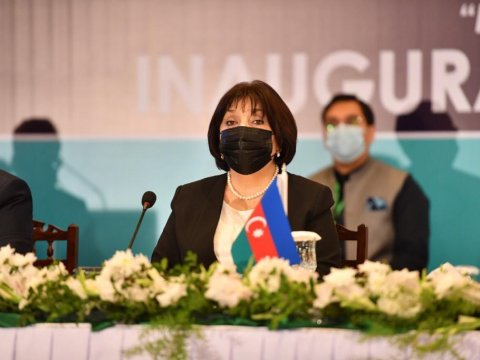 Sahibə Qafarova beynəlxalq konfransda Zəngəzur dəhlizindən danışdı 