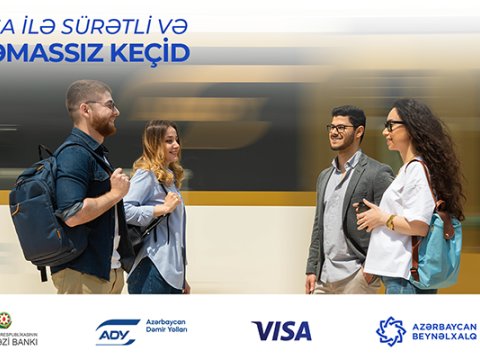 Beynəlxalq Bank dəmir yolu xətlərində təmassız ödənişləri genişləndirir