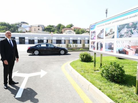Prezident Binəqədidəki AÇILIŞDA...