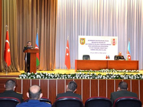 Azərbaycan-Türkiyə Yüksək Səviyyəli Hərbi Dialoq İclası başa çatdı - FOTO