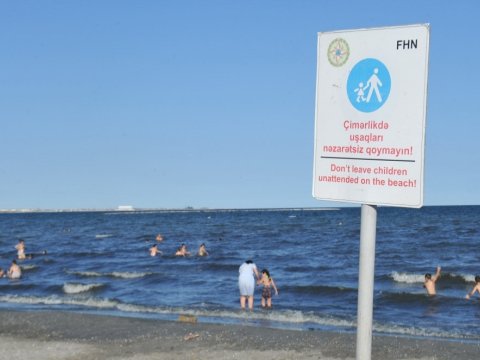 FHN çimərliyə gedənlərə müraciət etdi - VİDEO