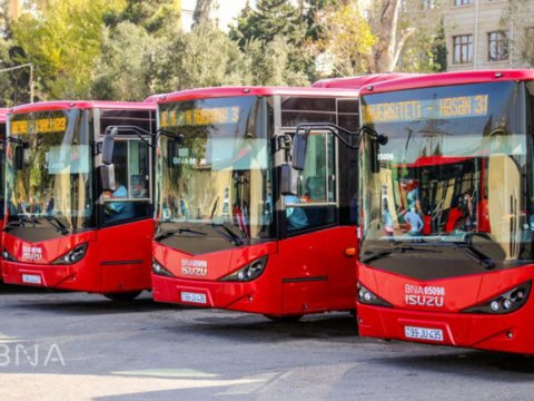 Sabah avtobuslar İŞLƏYƏCƏK