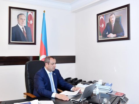 Azərbaycan və Qazaxıstan parlamentlərarası dostluq qruplarının onlayn görüşü keçirilib