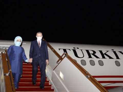 Ərdoğan Azərbaycana gəldi - FOTOLAR
