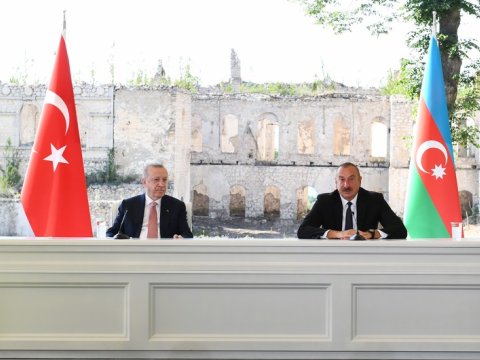 İlham Əliyevlə Ərdoğanın Şuşadakı çıxışlarının TAM MƏTNİ