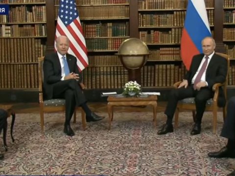 Bayden-Putin görüşündən İLK FOTO