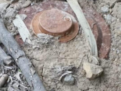 Xocavənddə yolda ermənilər tərəfindən basdırılmış minalar aşkarlandı