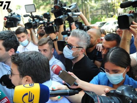 Gürcüstanda polis və jurnalistlər arasında gərginlik yaşandı