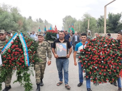 Şəhid gizirimiz dəfn olundu