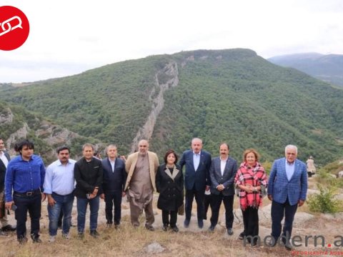 Parlament sədrləri Cıdır düzündə - FOTOLAR