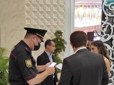 Ötən gün  2461 nəfər toya buraxılmayıb - 1 nəfər həbs olunub