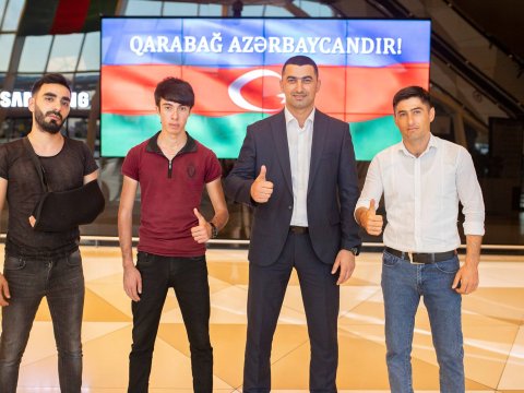 Daha 3 qazimiz Türkiyəyə göndərildi