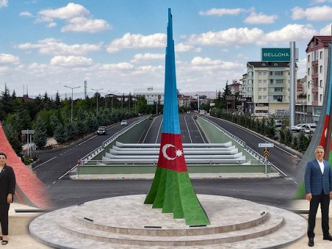 Deputat Türkiyə-Azərbaycan Qardaşlığı abidəsini ziyarət edib - FOTOLAR