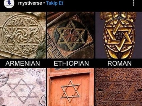 Növbəti erməni saxtakarlığı - altıguşəli ulduzun onlara nə dəxli var?..