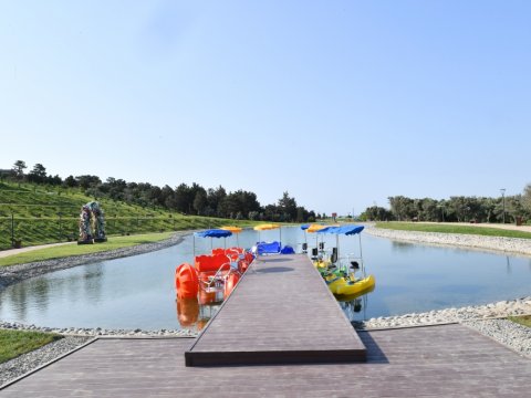 Prezident və xanımının açılış etdiyi parkdan FOTOREPORTAJ