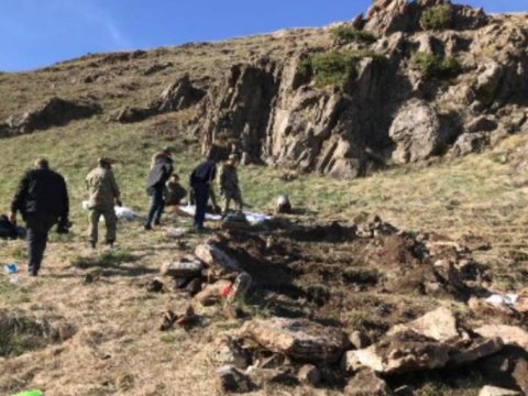 Başlıbel qətliamında öldürülən kəlbəcərlilərin dəfn mərasimi keçirilib  