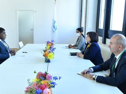 Spiker Parlamentlərarası İttifaqın Baş katibi ilə görüşüb - FOTO