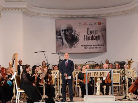 XIII Beynəlxalq Musiqi Festivalının açılış mərasimi   