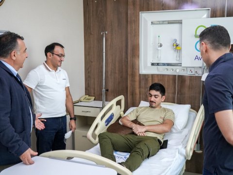 Türkiyəyə müalicəyə göndərilən qazilərin SAYI