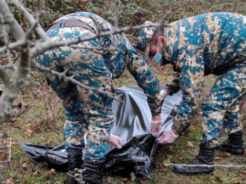 Füzulidə erməni hərbçinin qalıqları tapıldı