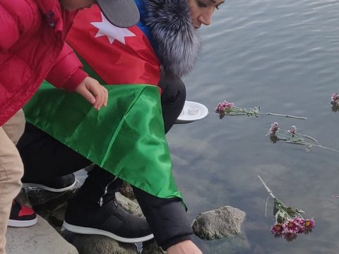 Helsinki şəhərində Anım Günü ilə bağlı aksiya keçirildi