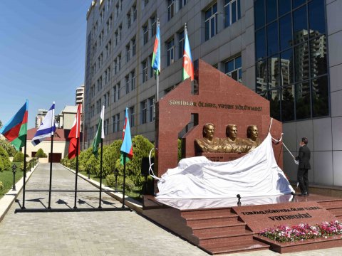 Şəhidlər Memorial Abidə Kompleksinin açılışı oldu