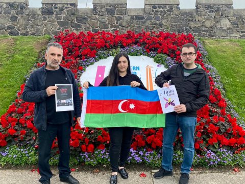 Antrim şəhərində şəhidlərimiz anıldı - FOTO